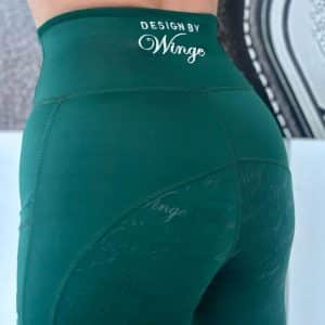 Design by Winge Ridleggings Mörkgrön bak