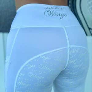 Design by Winge Ridleggings Vit bak